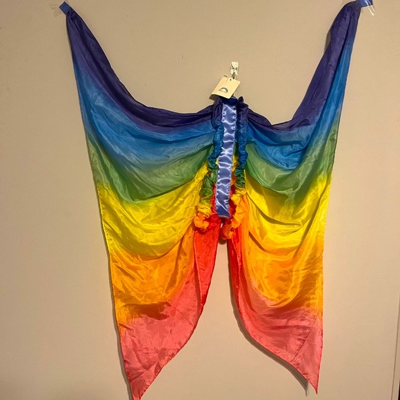 Sarah's Silks Rainbow Wings. Childs One Size. 100% silk. For babies and toddlers - Picture 3 of 10
